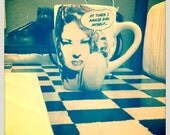 Gene Tierney Cup,  Film Noir Coffee Mug