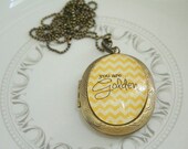 Vintage Style Golden Locket