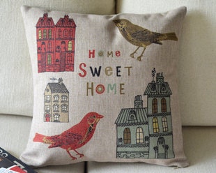 Sweet Home style Fashion Linen Cushion covers/pillow cover, 45x45cm