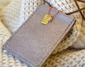 Leather card holder, card holder, Unique card holder, card wallet, Brown card holder, lace pattern card holder