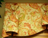 BUNNY NO EARS 2 Hidden Rod Pocket Custom Window Valance to fit 71"- 85"" window