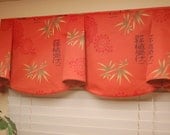 Custom Made ANNA Hidden Rod Pocket Valance fits 47"- 66" window