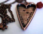hand stamped heart necklace, grief necklace, memorial jewelry, loss, miscarriage, i carry you, in my heart
