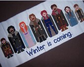 Game of Thrones Cross Stitch Pattern - The Starks (PDF) INSTANT DOWNLOAD