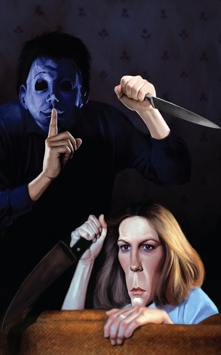 Watch Your Back, Laurie Strode - Halloween Print