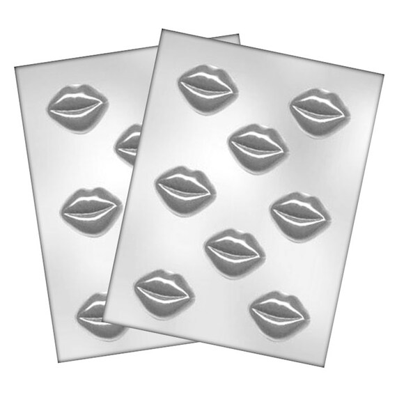 2 INCH Chocolate LIPS SMOOCHES Mold - Baking Chocolate Candy Making Craft Party Supplies Il_570xn