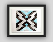 Print - Tribal  - Print from an Original Watercolor