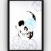 Sugar Skull - Original Watercolor
