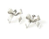 Sterling Silver Bow Earrings By Ballou