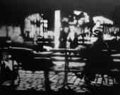 Art - "Park Bench" by Ray Ferrer -  20" x 16" Spray paint on Canvas w/ Signed COA