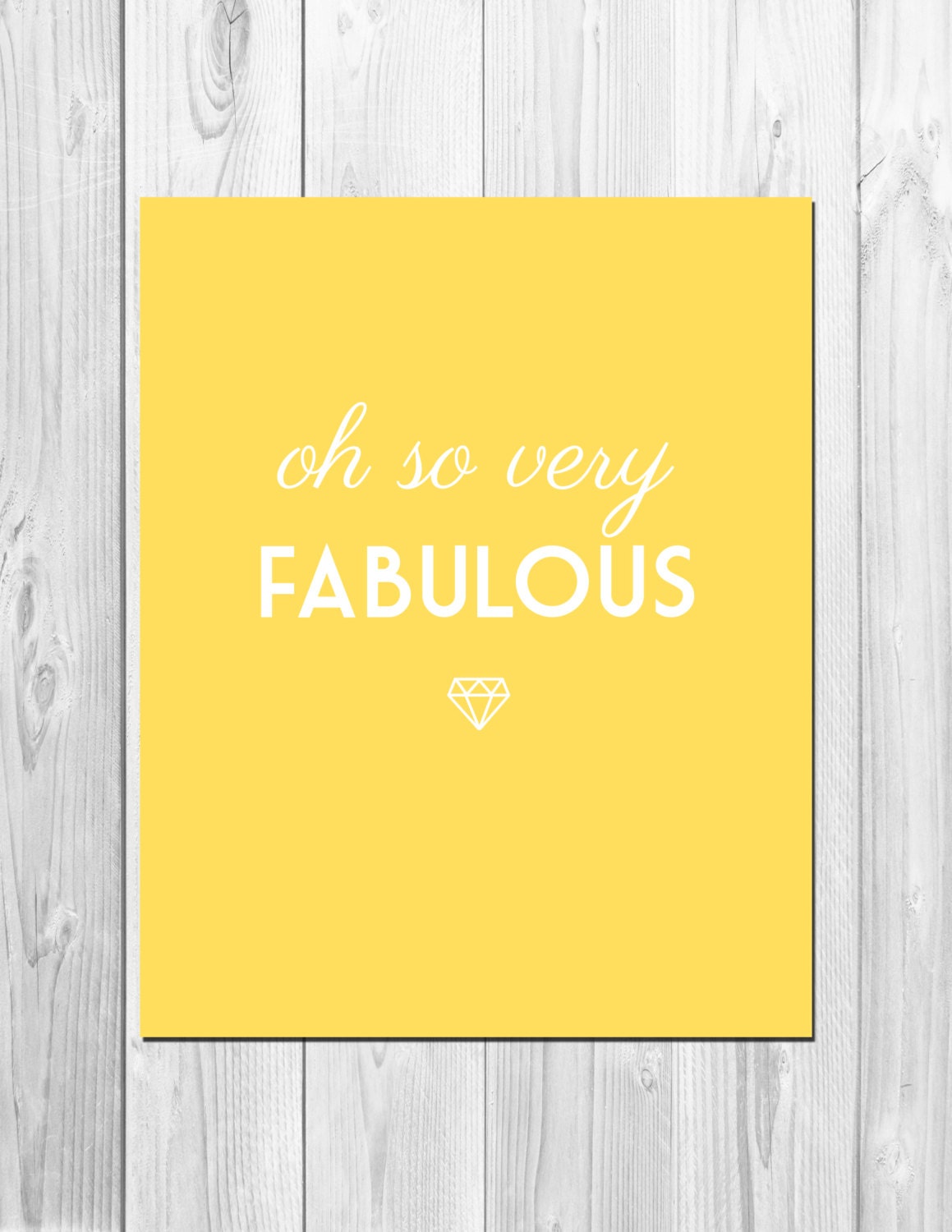 Oh So Very Fabulous - Printable Sign - 8" x 10" Il_570xn
