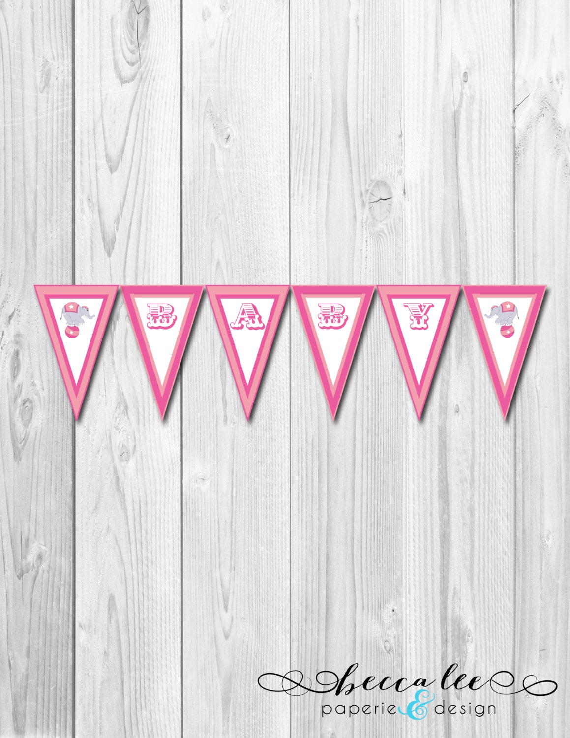 Carnival Theme Baby Shower Banner - DIY - Printable Il_570xn