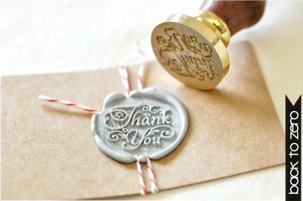 Wax Seal Stamp - Thank You x 1