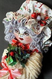 Mrs. Claus, the Mop Doll