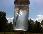 Backwoods Travel Cup Mason Jar To Go Tumbler 24oz  Rustic Wedding Country Redneck Southern Ice Tea Tea canning jar Picnic Gardening 