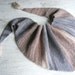 Knit triangle scarf, shawl, neckwarmer, handmade, hand knitted, womens scarf,  brown beige grey white, Ready for shipping