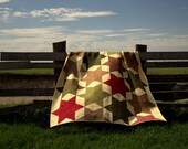 Stars over Texas quilt - king size, queen size - ready to ship