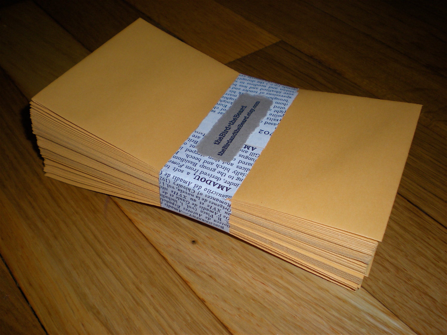 Kraft Coin Envelope,  3 1/2" x 6 1/2" no.7 size (set of 25)