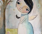 Mother Mary Comes to Me Mixed Media Original Art