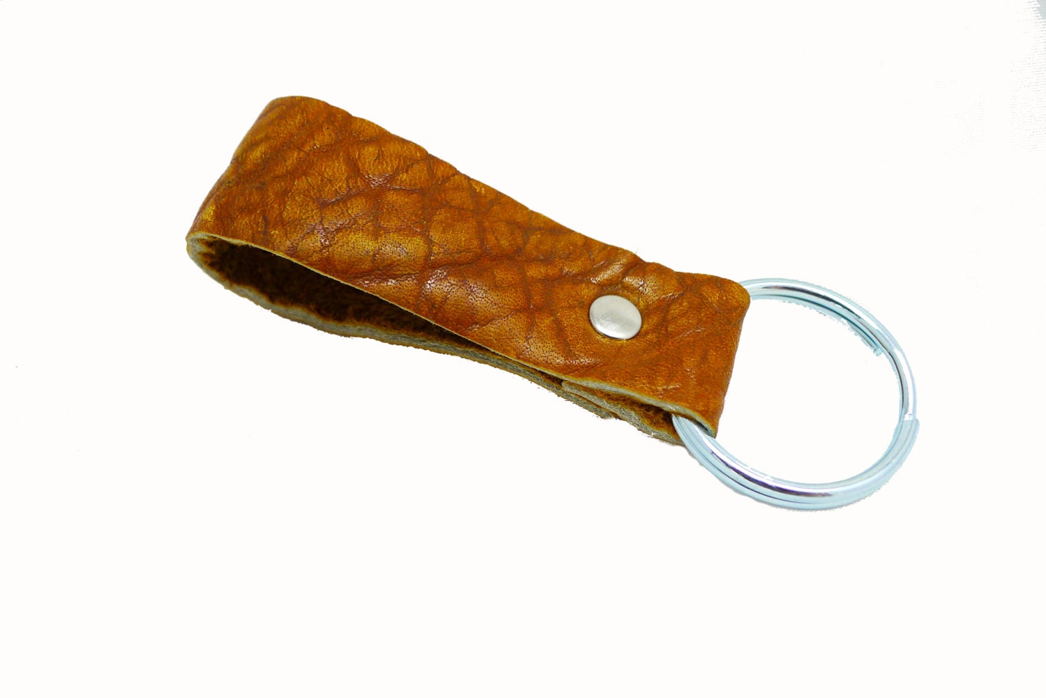Vintage Baseball Glove Leather Keychain
