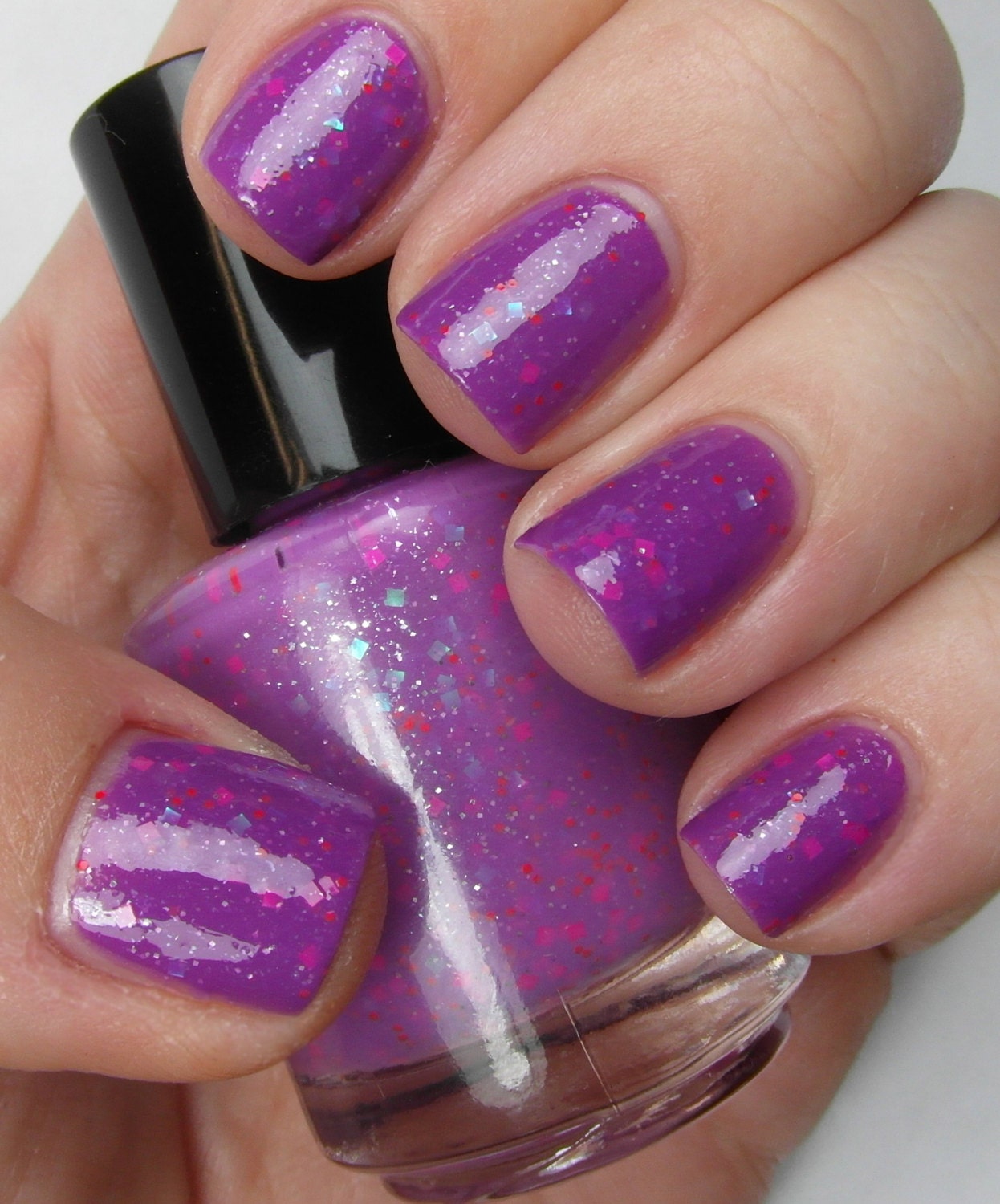 Scrunchies and Slumber Parties Glitter Nail Polish