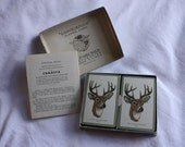 Vintage Playing Cards // White Tail Deer Canasta Gainsborough