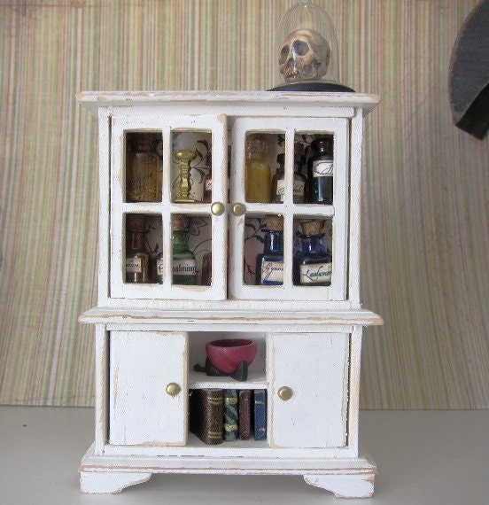 Miniature Macabre Hutch of Poisons