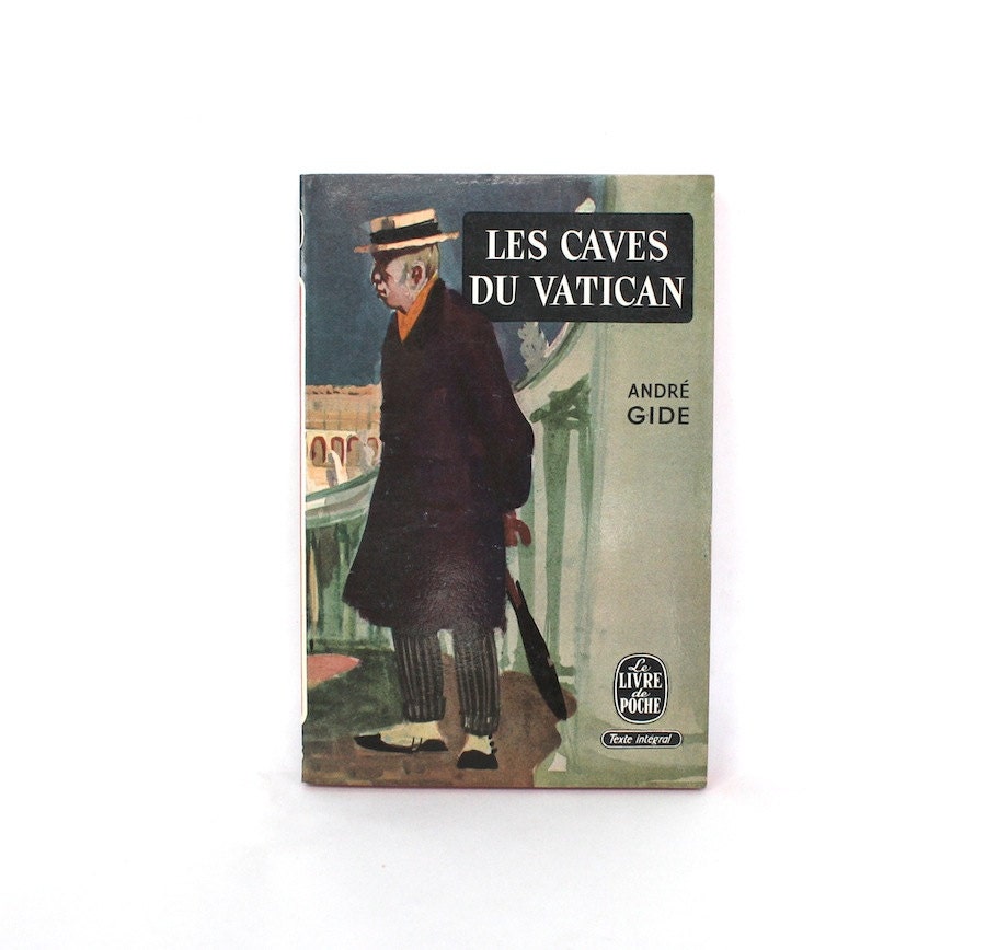French Literature Les Caves Du Vatican Andre Gide Le Livre de Poche The Vatican Cellars Modernist Fiction Gallimard Paris The Pope