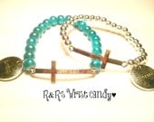 Cross and Karma Bracelet
