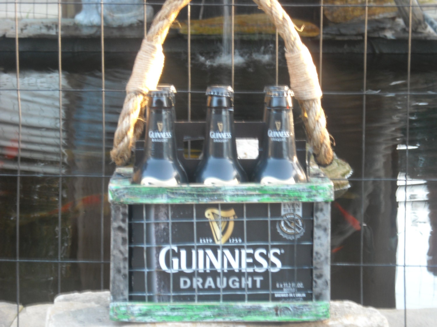 beer box, beer carrier, beer tote, homebrew, wood beer box, wood beer carrier, irish, st. patricks day, fathers day, gift