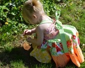 Size 5 thru 10 Secret Garden Tiered Twirl Dress