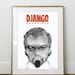Django Unchained Quentin Tarantino Poster A3 or to fit Ikea Ribba Frame 390 x 290mm