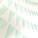 Paper Garland - Mint Green Bunting Flags - 40ft Length