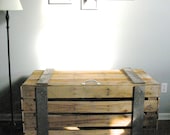 Storage trunk made of repurposed pallets