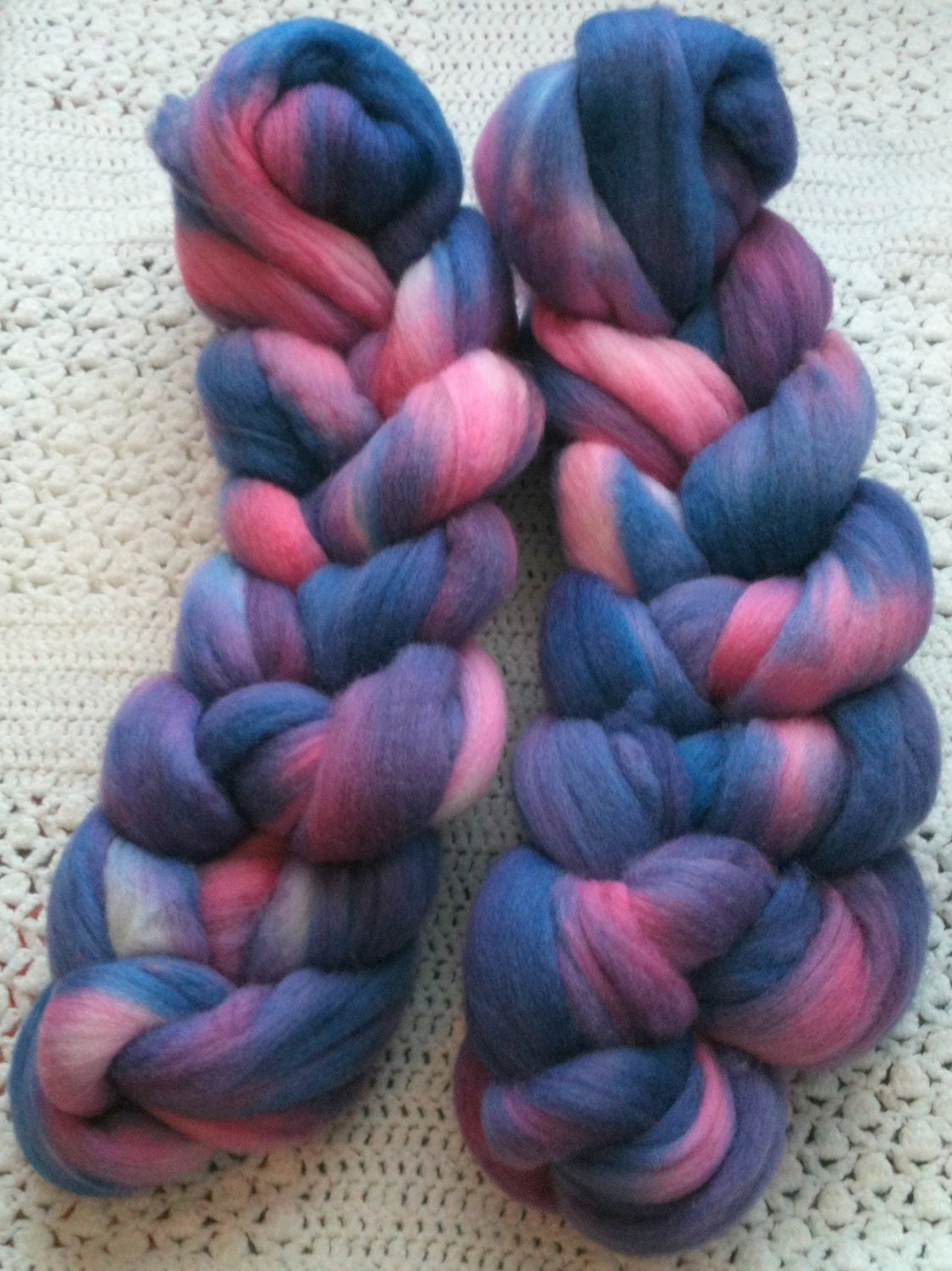Ashland Bay Polwarth Wool Top Spinning Fiber - 3.9 ounces- Birds of a Feather