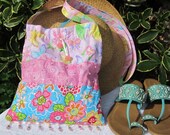 Handbag Tote Book Beach Sewing Ballerina Bag Handmade Floral Beaded Misty Butterfly Purse Shoulder Bag