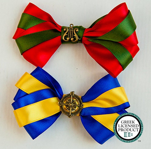 Hand-made Sorority Mascot Hair Bows - Available in 8 Sororities
