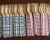 24 Wooden Forks or Spoons- Gender Reveal Il_170x135