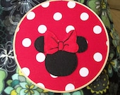 Custom Name Embroidery Minnie Mouse hoop
