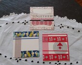 Father's day washi tape card: paper goods stationery gift tags - handmade collage washi tape card for men, birthday, baby boy, Father's day