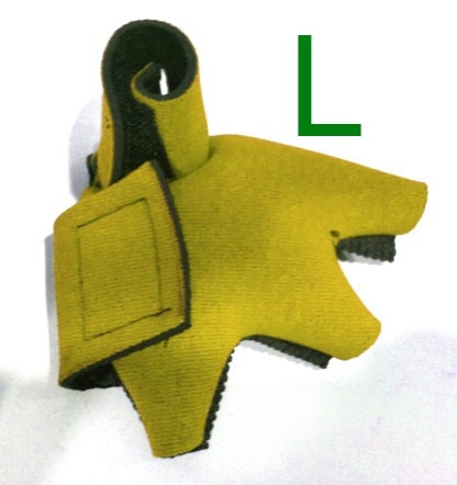 1 MUTED YELLOW Size L Neoprene Chicken Shoe