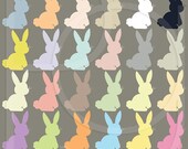 40% OFF bunny rabbit clipart for scrapbooking, commercial use, vector graphics, digital clip art, digital images - PGCLPK508 Il_170x135