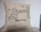 La Tour Eiffel / Big be  pillow/casual lifestyle pillow cover 45x 45cm