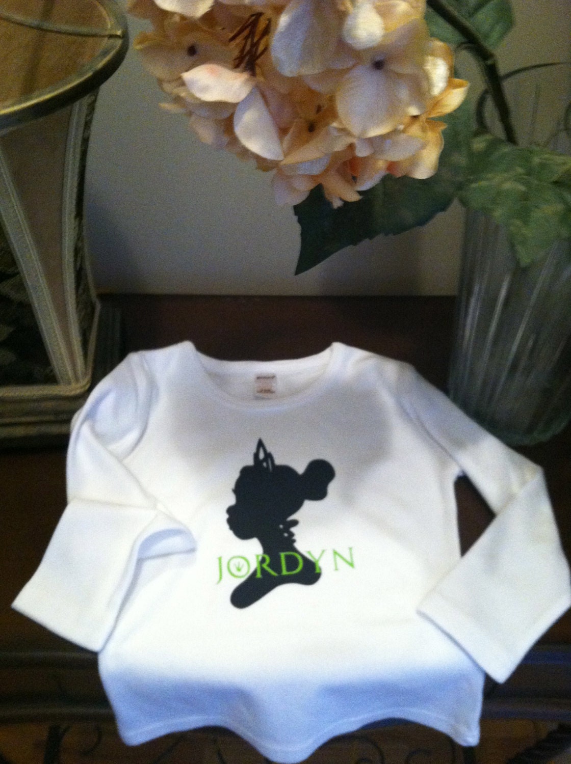 Girls Personalized Disney Princess Tiana - Princess and the Frog Long Sleeve Tshirt