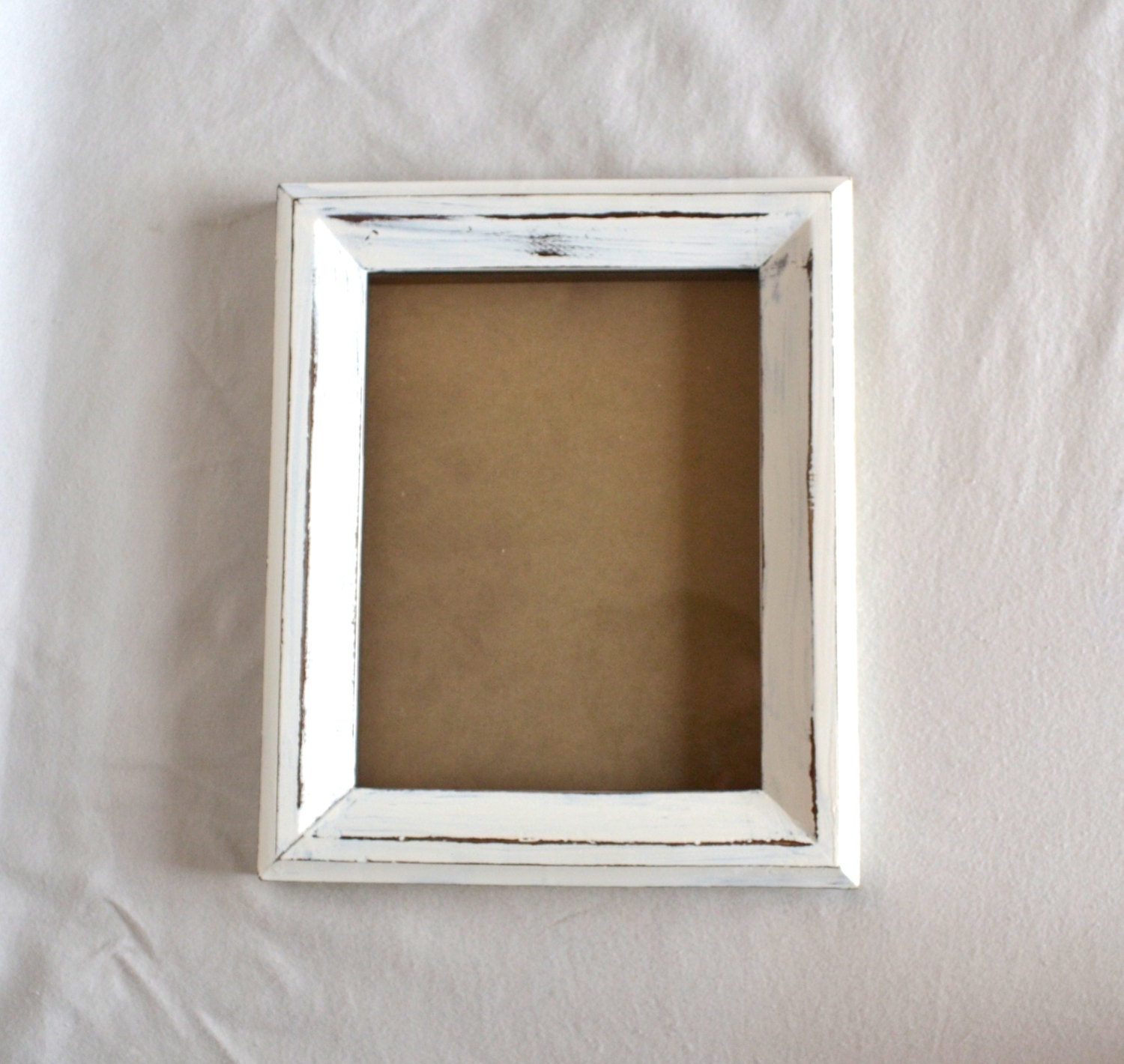 Shabby Chic White Wooden Shadowbox Frame