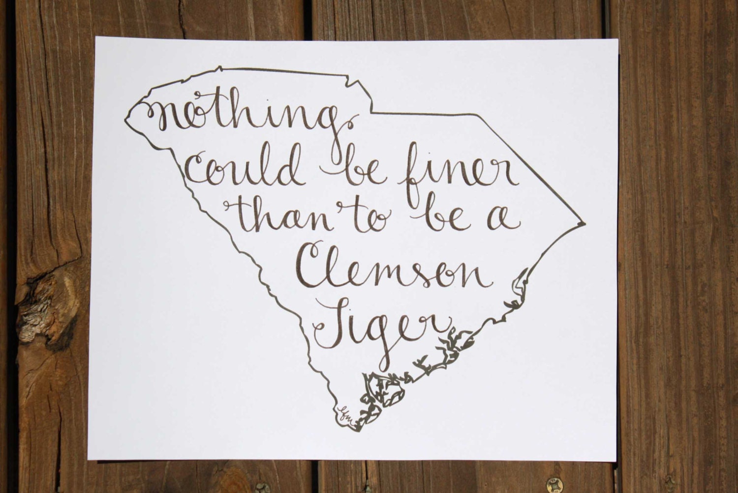 South Carolina: Clemson Tiger