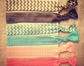 Chevron 6 Pack Hair ties