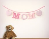 Handmade 'MOM' Fabric Garland Il_170x135
