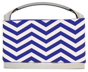Chevron Personalized Embroidered 6-Pack ice pack koozie holder/carrier
