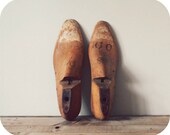 Antique Wood Shoe Molds, Home Decor